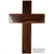 HIS Beauty & Creation - Zebrawood Traditional Wood Cross