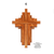 STAND TALL Multi-Layered Wood Cross Necklace (3.5" XLarge)