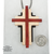 STAND TALL Multi-Layered Wood Cross Necklace (3.5" XLarge)