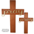 YOUR Word Wood Wall Cross 12" - PRAY