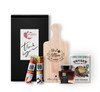 "Celebration Collection" - Engraved Cutting Board & Savory Treats Gift Box