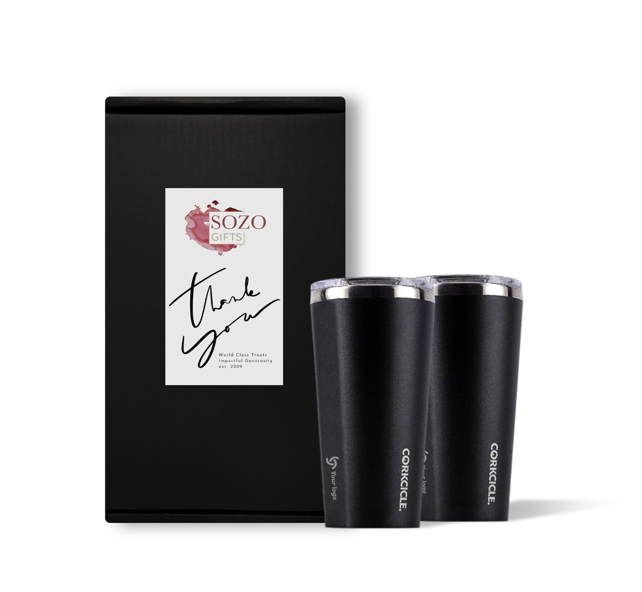 Corkcicle 16oz Tumbler Pair Gift Box