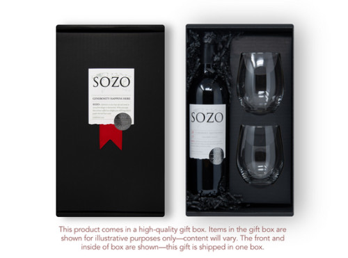 Cabernet & Glasses Gift Box Cabernet & Glasses Gift Box
