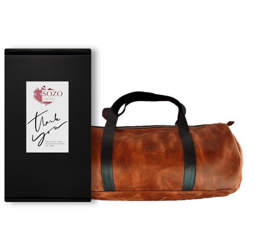 SIMPLE Leather - """"The Duffel"""" Gift Box
