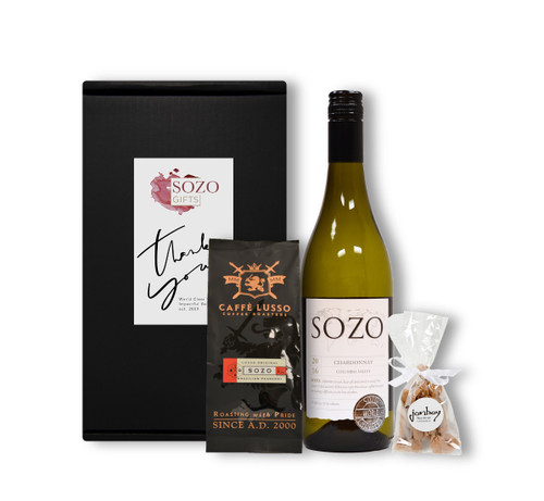 2018 Chardonnay, Caramels & Small Coffee Gift Box (At this time we cannot ship wine to WY, SD, VA, VT, OK, HI, LA, GA, SC, MI, IN, VA, MD, NJ, CT,NH)