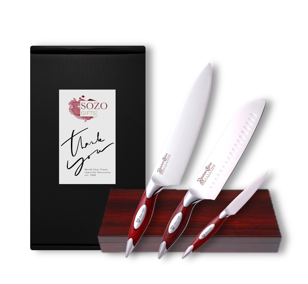 Mago Chef Knife, 8 inch Pro Kitchen Slice Knife, Gift Box Included