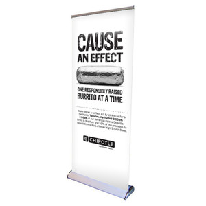 33" Retractable Roll Up Banner Stand - Premium 33" Retractable Roll Up Banner Stand - Premium
