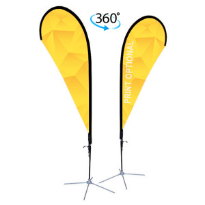 11ft. Double Sided Custom Teardrop Advertising Flag Kit 11ft. Double Sided Custom Teardrop Advertising Flag Kit