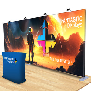 20ft. Straight Fabric Tube Large Trade Show Display (POP08) 20ft. Straight Fabric Tube Large Trade Show Display (POP08)