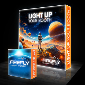 7.5ft. Firefly Backlit Trade Show Display (FLB03) 7.5ft. Firefly Backlit Trade Show Display (FLB03)