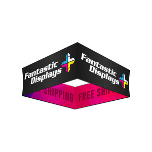8ft. Square Hanging Banner - Trade Show Booth Overhead Display Sign 8ft. Square Hanging Banner - Trade Show Booth Overhead Display Sign