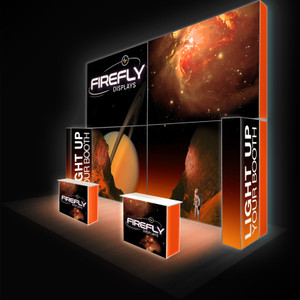 Firefly Backlit Grand Facade SEG Trade Show Booth Environment (LE06) Firefly Backlit Grand Facade SEG Trade Show Booth Environment (LE06)
