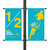 18" Street Light Pole Banner Double Bracket Set 18" Street Light Pole Banner Double Bracket Set