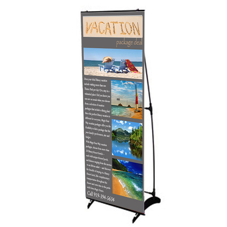 H banner stand