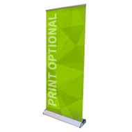 33" Retractable Roll Up Banner Stand - Premium