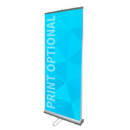 33" Double Sided Retractable Roll Up Banner Stand