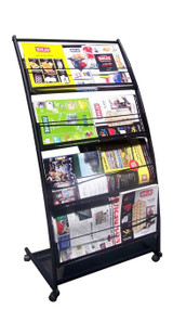 mobile magazine rack