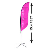 10ft. Custom Feather Advertising Flag Kit