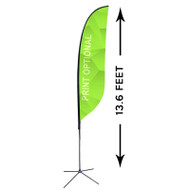 13ft. Custom Feather Advertising Flag Kit