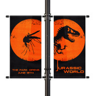 30" Street Light Pole Banner Double Bracket Set