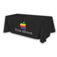 Custom Printed 8ft 3-Sided Economy Table Throw for Trade Shows