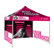 10x10 Full Color Custom Trade Show Event Canopy