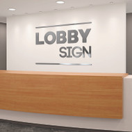 Dimensional Letters Custom Lobby Sign Kit For Reception Area Office Sign