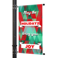 Holiday Themed Street Pole Banner Kit with Print