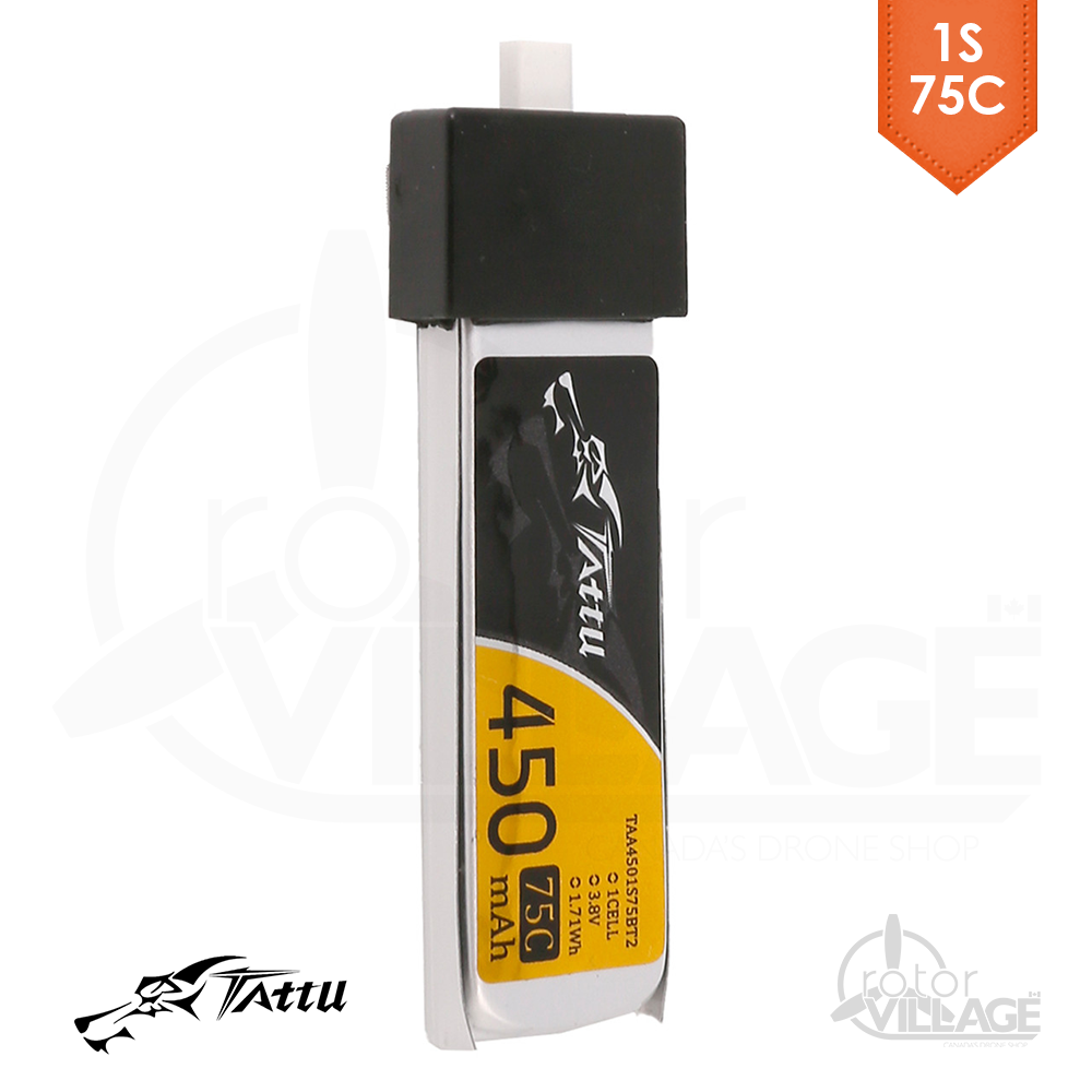Tattu 1S Lipo Akku 270mAh 75C – 5 Stück Mit PH2.0 Stecker Für Eachine UK65/US65 Drohnen