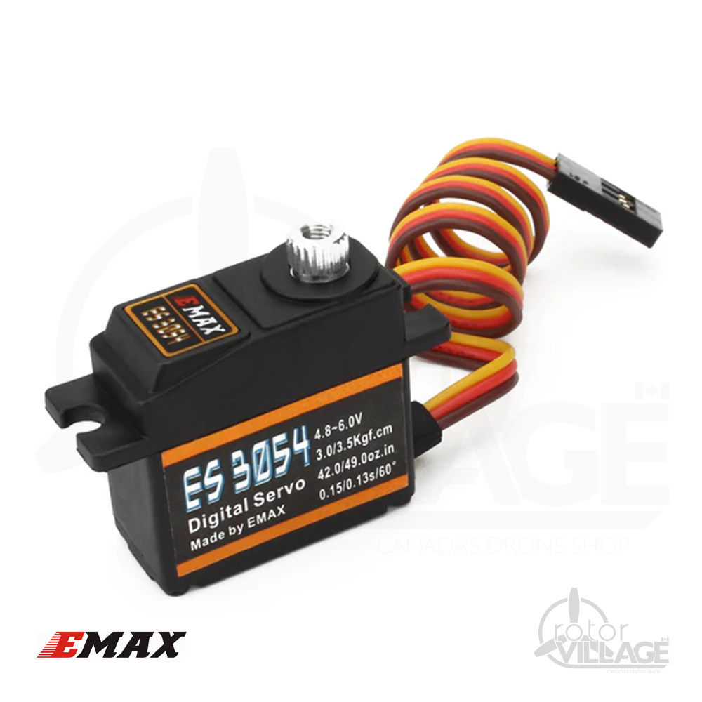 EMAX ES3054 17g 3.5kg 0.13sec 23T Metal Gear Servo - Rotor Village
