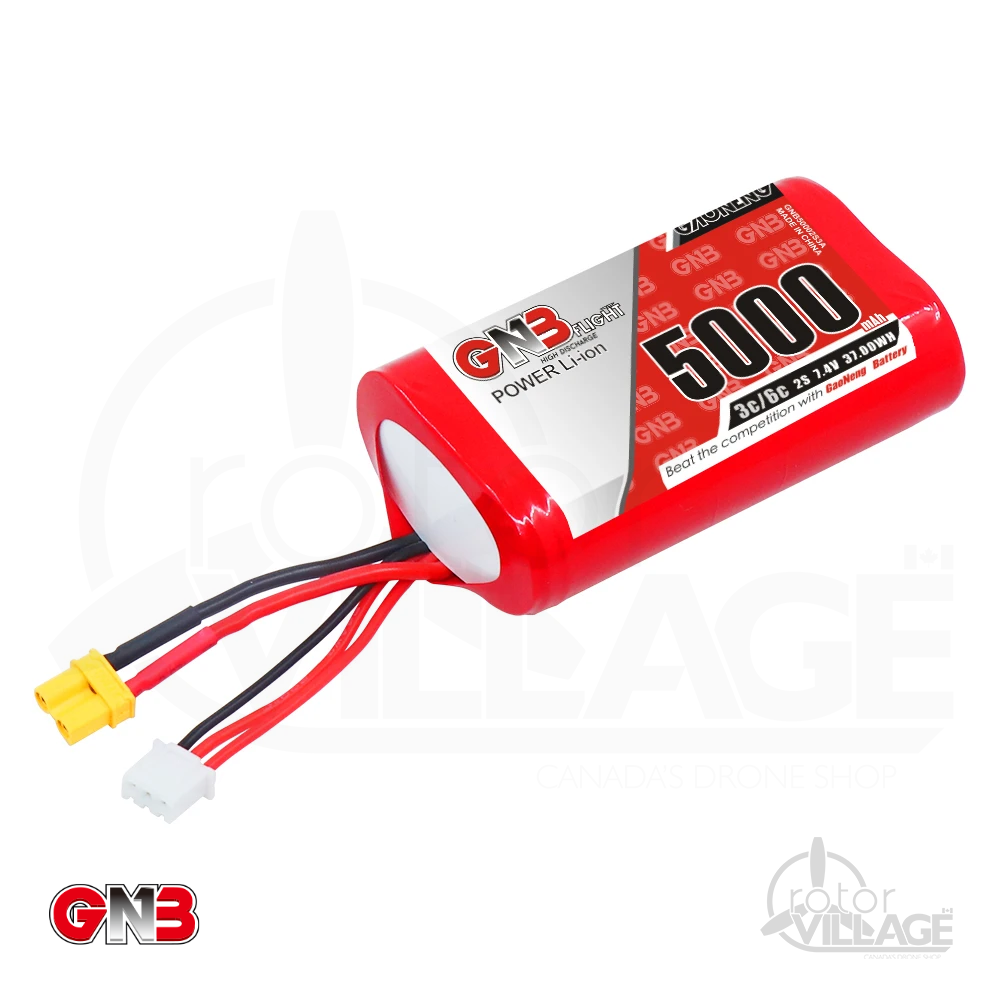 GNB 5000mAh 2S Li-ion XT30 - Rotor Village