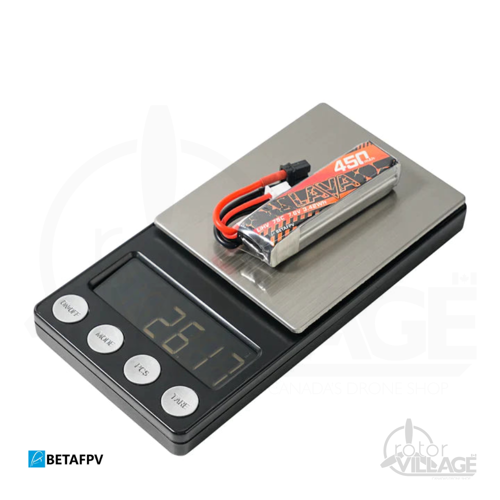 BetaFPV Lava 2S 450mAh 75C XT30 LiPo (2pcs) Rotor Village