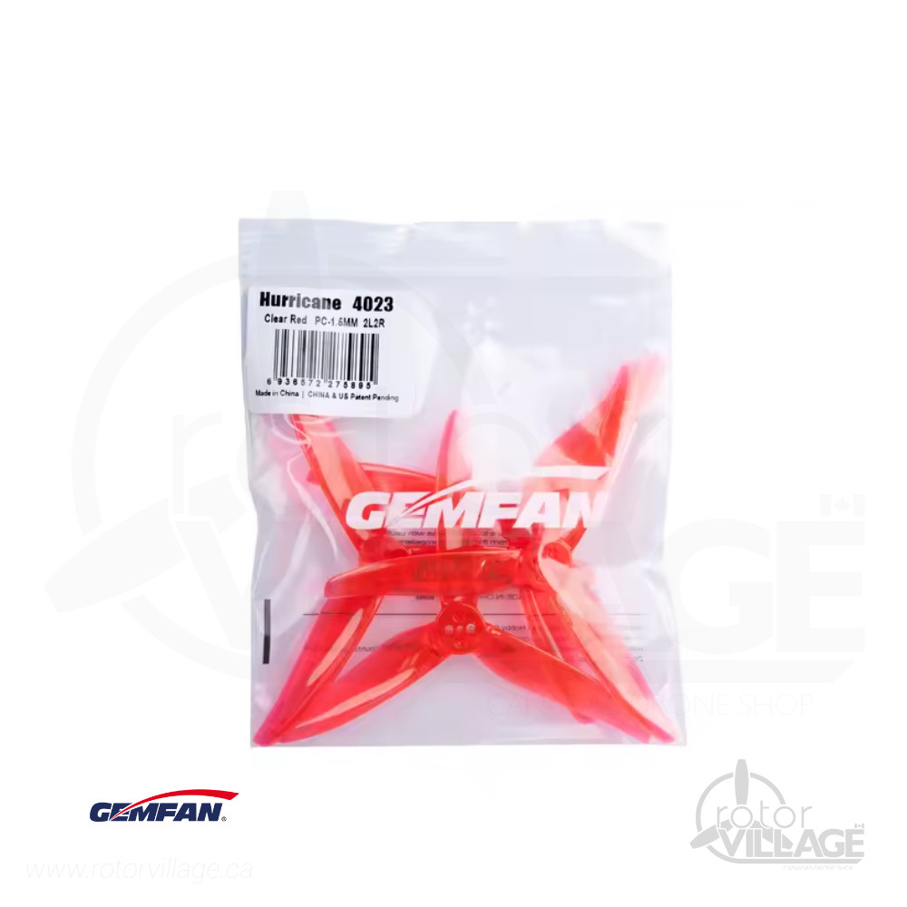 Gemfan T4023-3 Hurricane Prop (2CW+2CCW) - Rotor Village