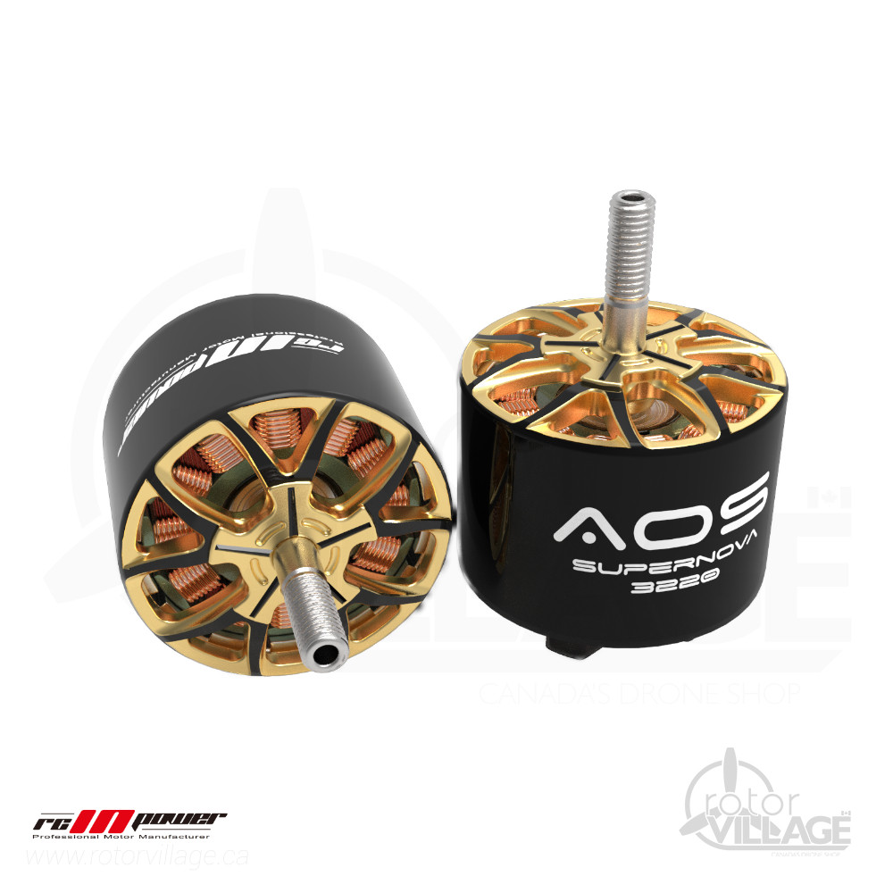 RCINPower AOS Supernova 3220 1000KV Motor - Rotor Village RCINPower AOS Supernova 3220 1000KV Motor - Rotor Village