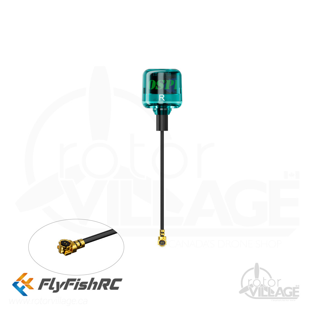 FlyFishRC Osprey 5.8Ghz 50mm UFL RHCP Stubby Antenna - Rotor Village