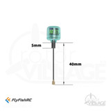 FlyFishRC Osprey 5.8Ghz 40mm UFL LHCP Stubby Antenna