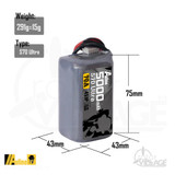 Auline S70 Ultra 5000mAh 4S1P 14.8V 70A Battery - XT60