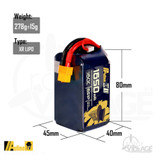 Auline XR 1650mAh 6S1P 22.2V 160C LiPo Battery - XT60