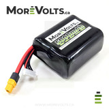 More Volts 6S1P 5000mAh 90A Li-Ion Battery