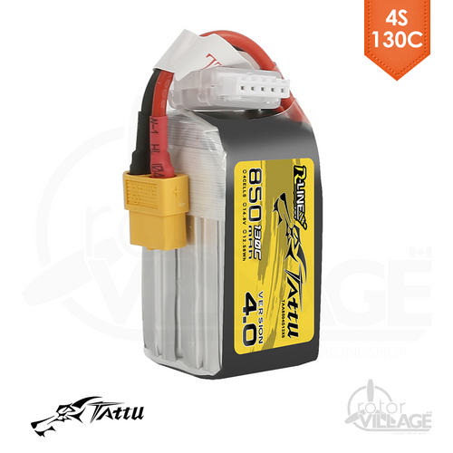 Batterie Lipo Tattu R-Line 4S 1550mAh 130C - Version 4.0 - Drone