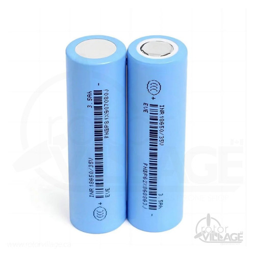 MJ1 18650 3500mah 10A Li-ion (2pc) - Rotor Village