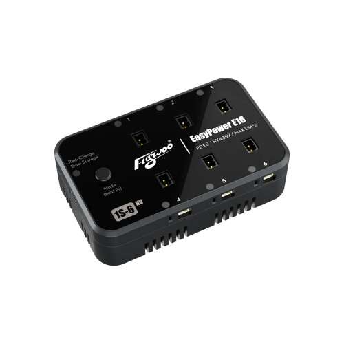 Flywoo EasyPower E16 1S 6Ch Charger Flywoo EasyPower E16 1S 6Ch Charger