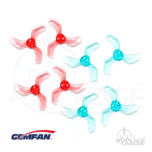 Gemfan 1635-3 (1mm HUB) 40mm Tri-Blade Prop (4CW+4CCW)