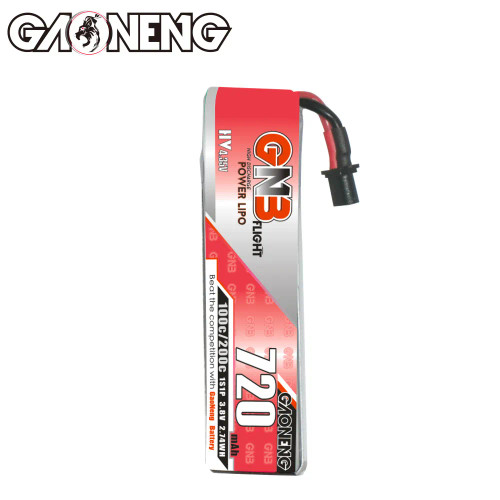 GNB 720mah 1S 100C LiPo A30 Cabled