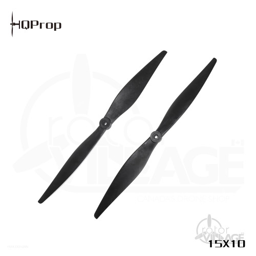 HQProp 15x10 (1CW+1CCW) Black-Glass Fiber Reinforced Nylon