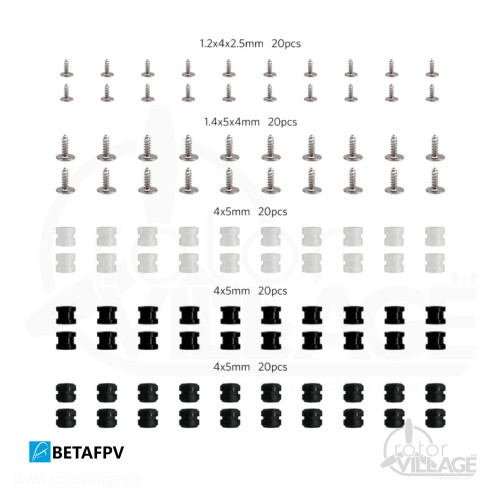 BetaFPV Screws and Rubber Dampers