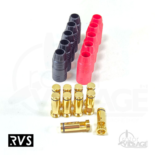 AS150 Male Plugs (5 red, 5 black)