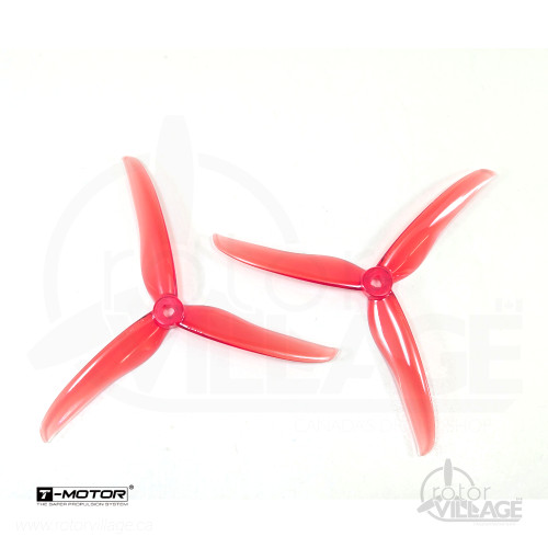 T-Motor T6143 3-Blade 6.1" Clear Red Prop (2CW+2CCW)