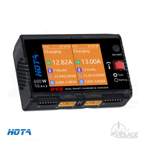HOTA D6S 600W DC Charger (Dual Channel)