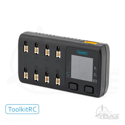 ToolkitRC H1 1S 8 Port Charger (PH2.0 & BT2.0)